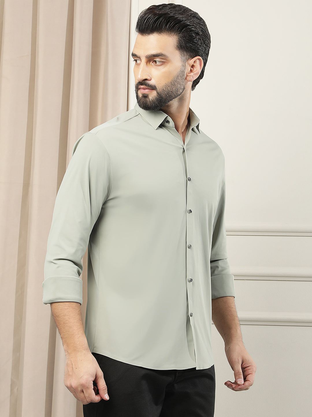 Relaxed Sage Green Shirt