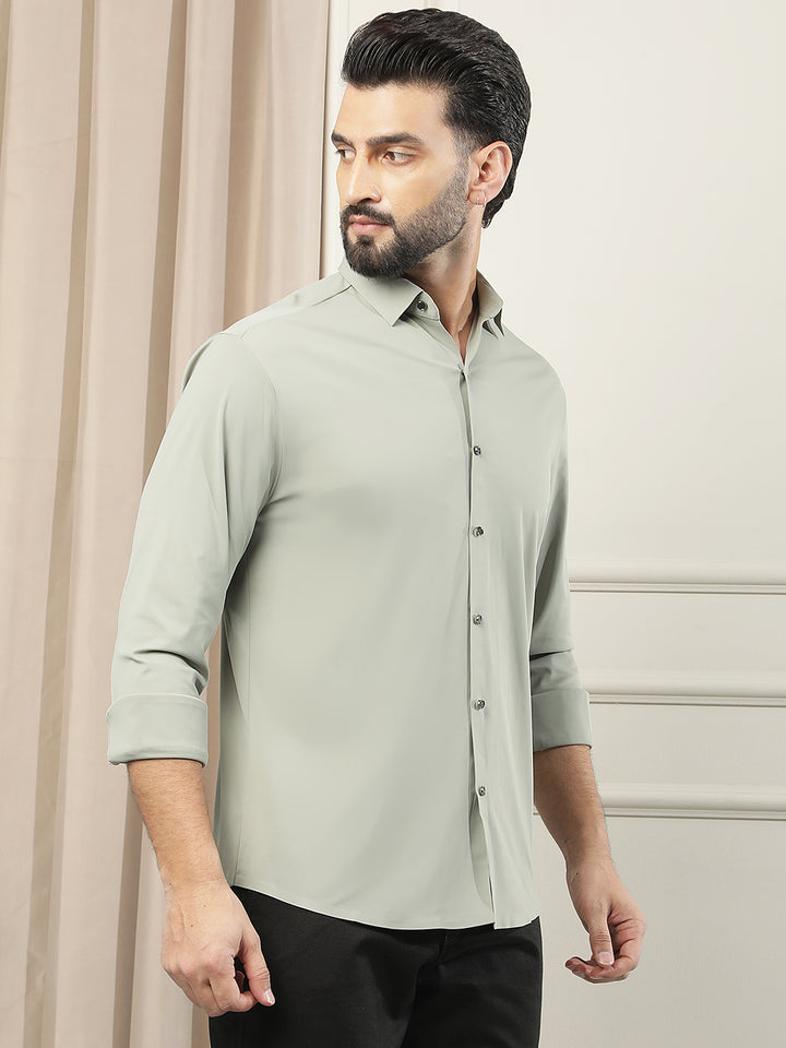 Relaxed Sage Green Shirt