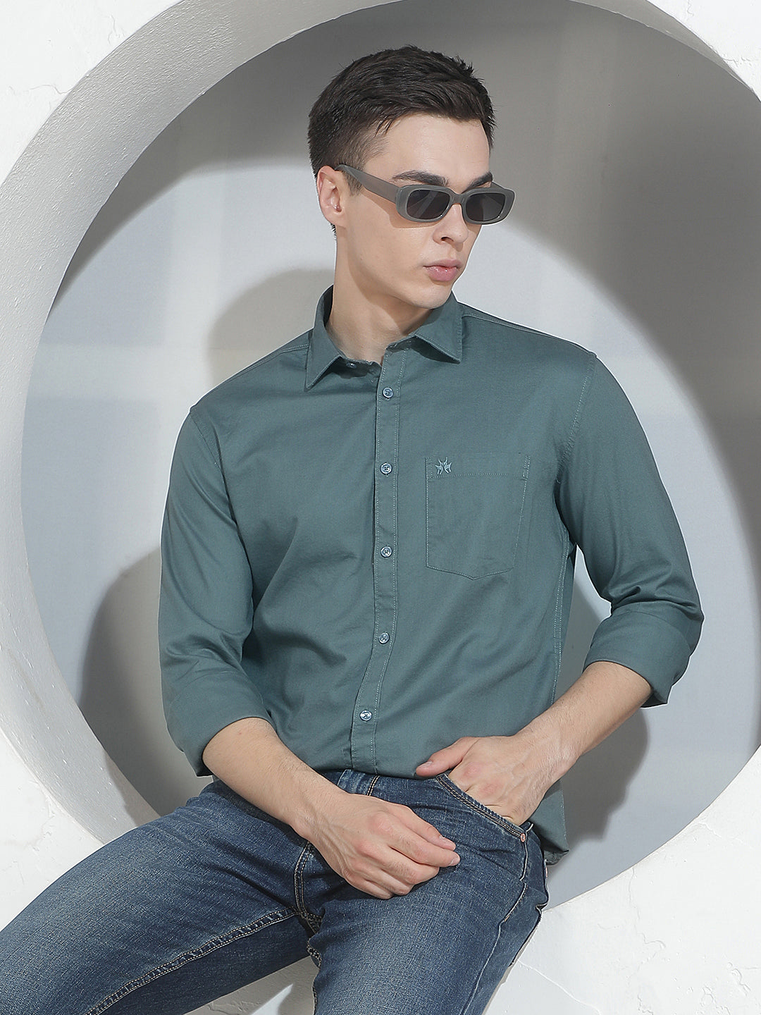 Olive Forest Green Shirt