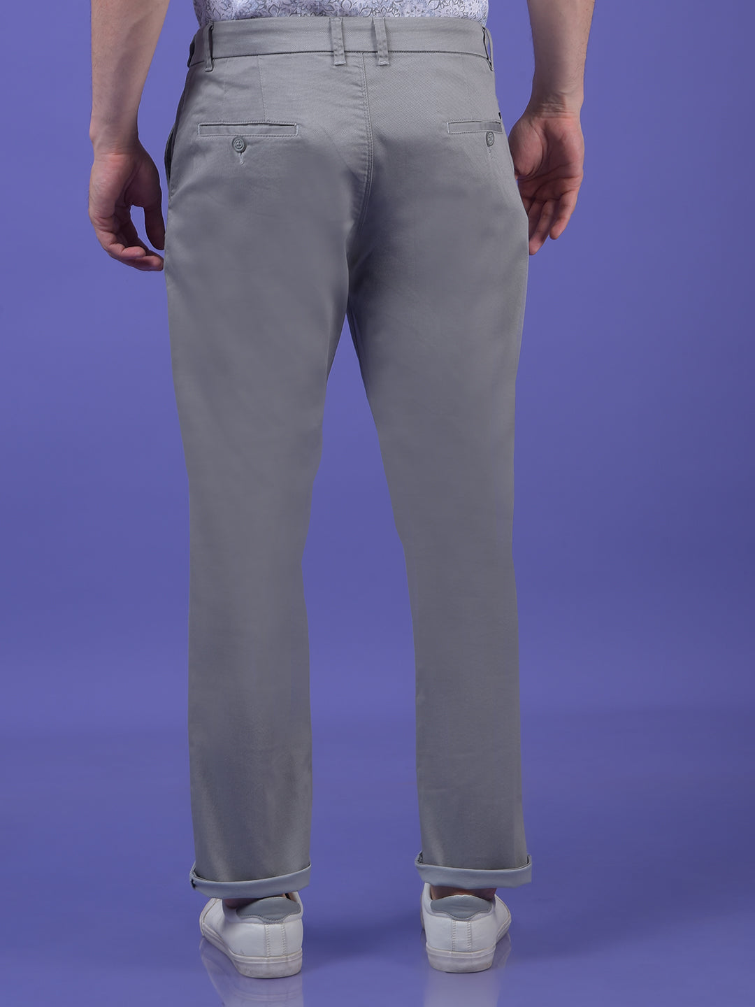 Clean Look Grey Trousers