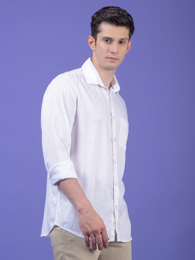 White Linen Shirt