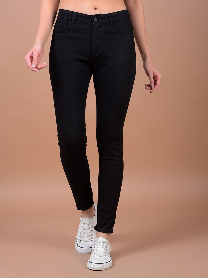 Sculpted Black Skinny Jeans