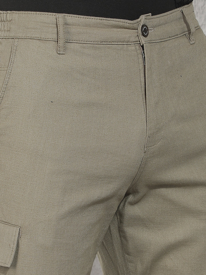 Olive 100% Cotton Shorts