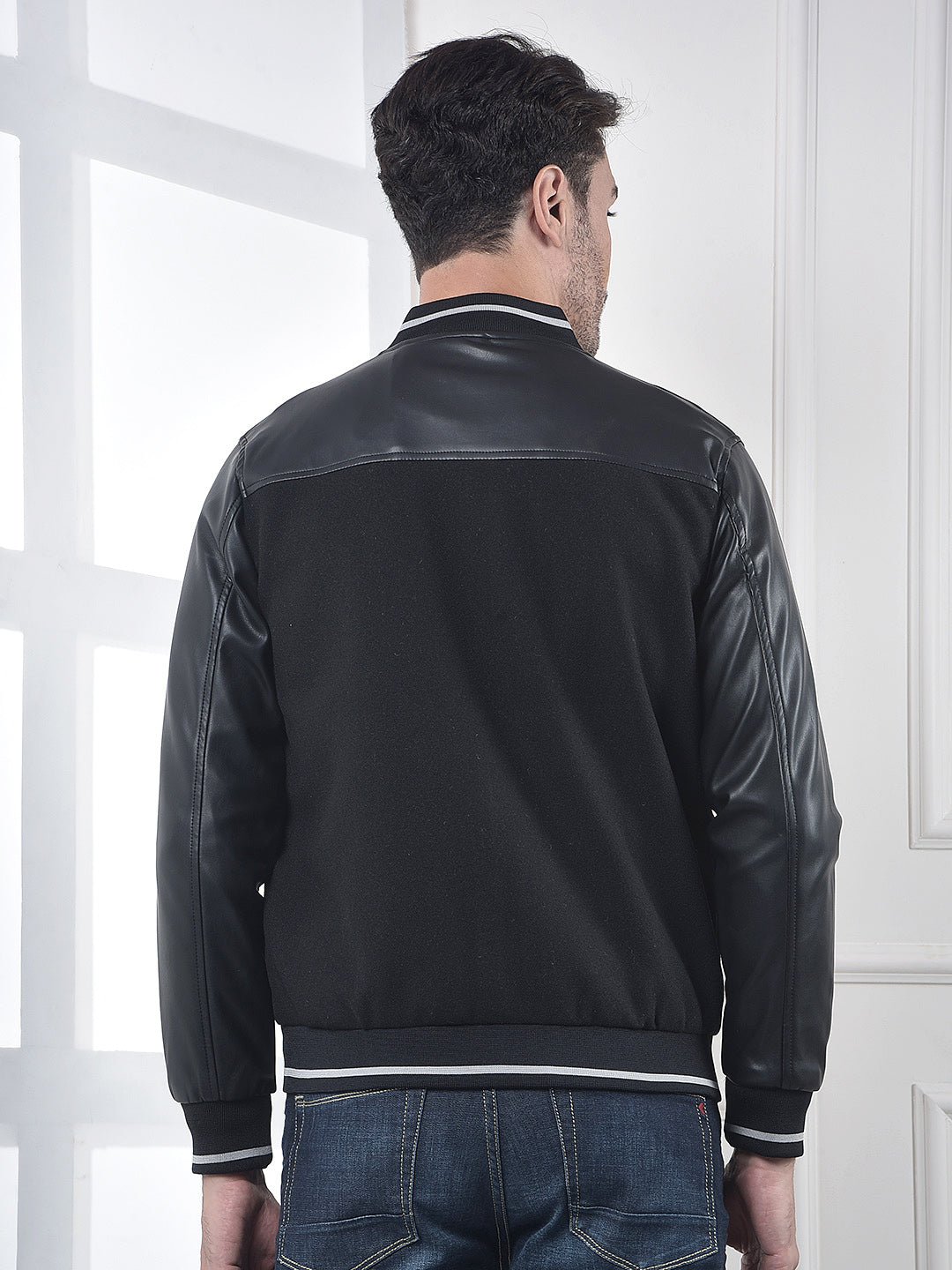Black Classic Varsity Jacket
