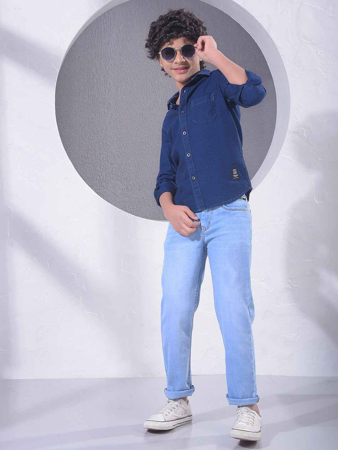 Ice Blue Street Chic Jeans