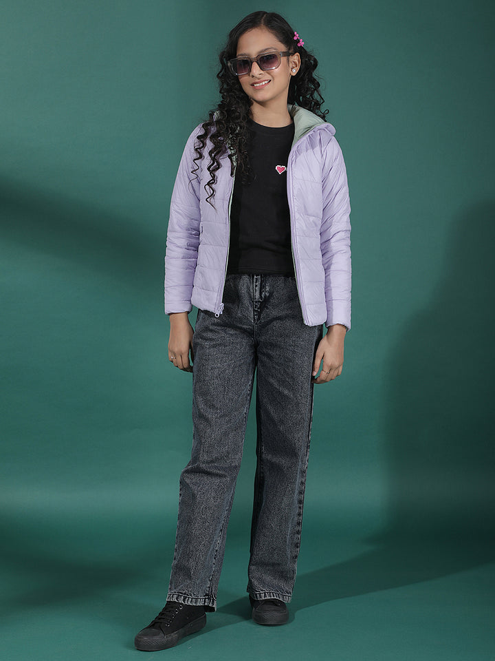  Mint Trail Hooded Puffer Jacket