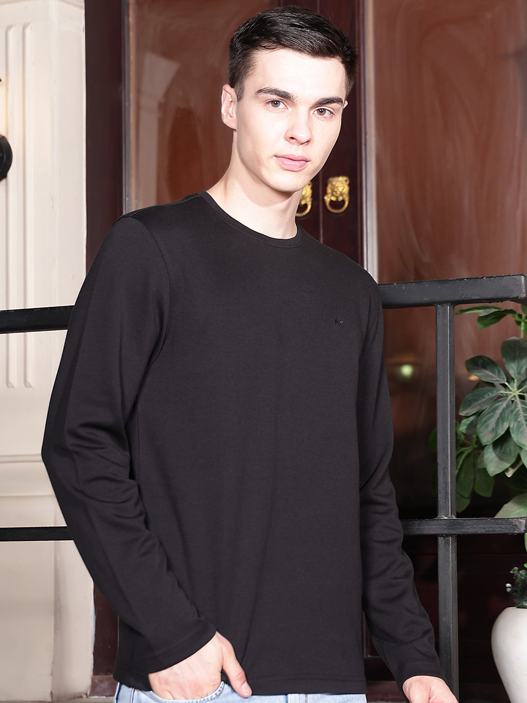 Sleek Obsidian Black T-Shirt