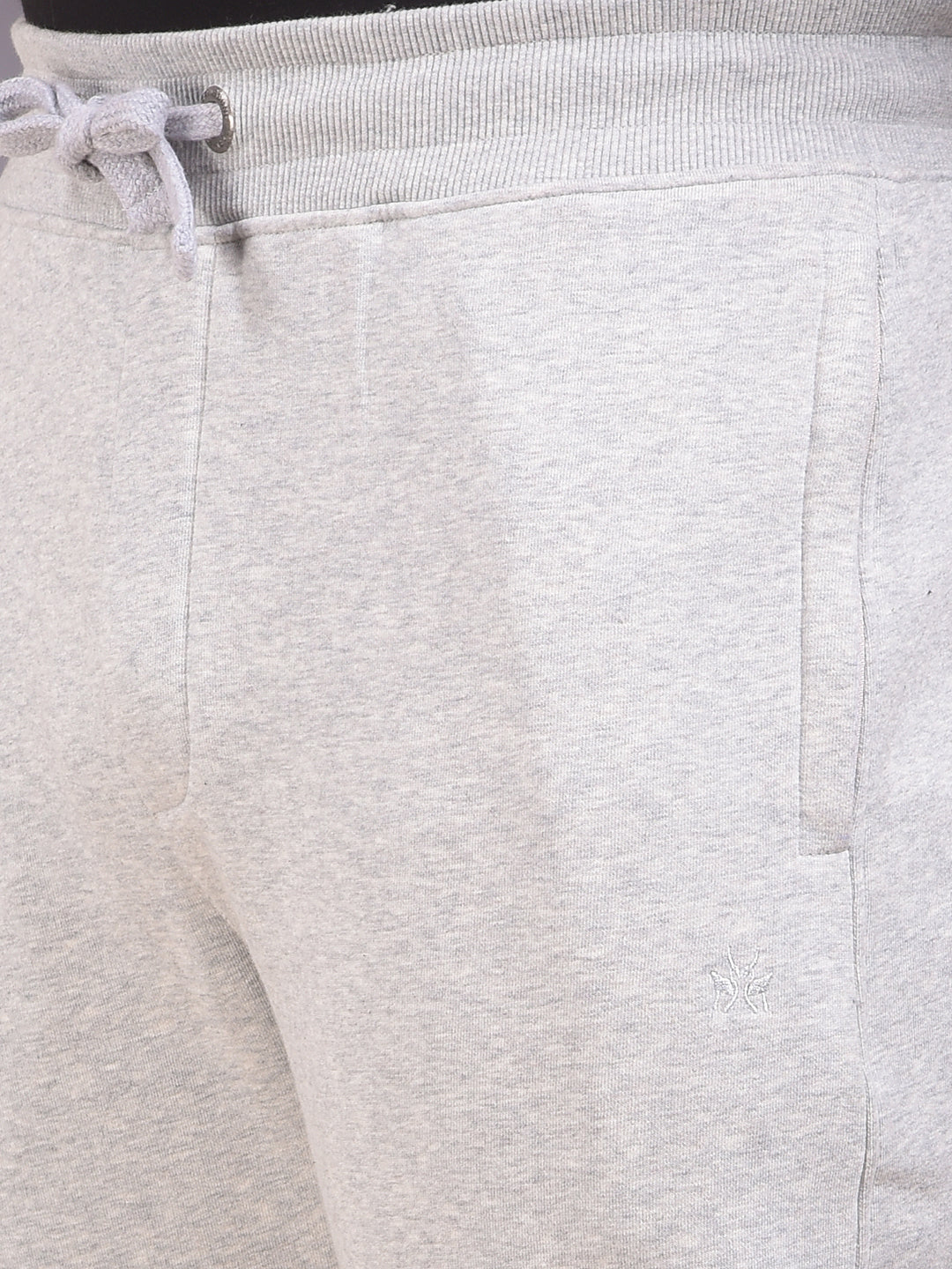 Grey Comfortable Knitted Trackpants