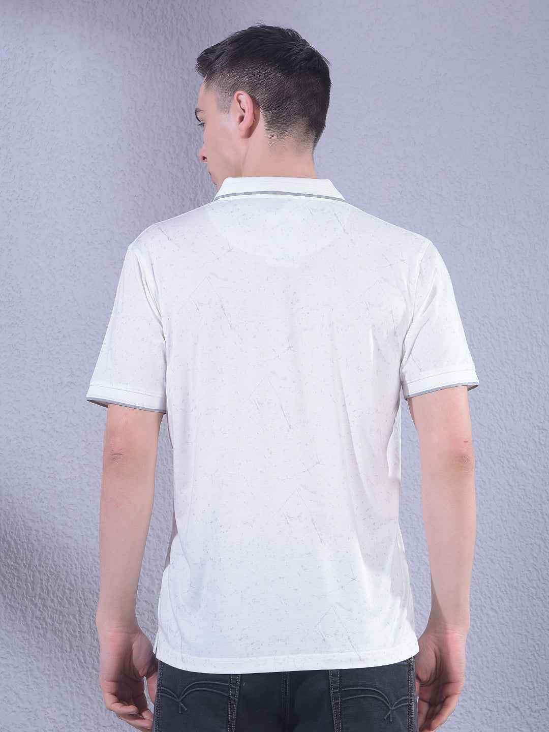 White Printed T-Shirt