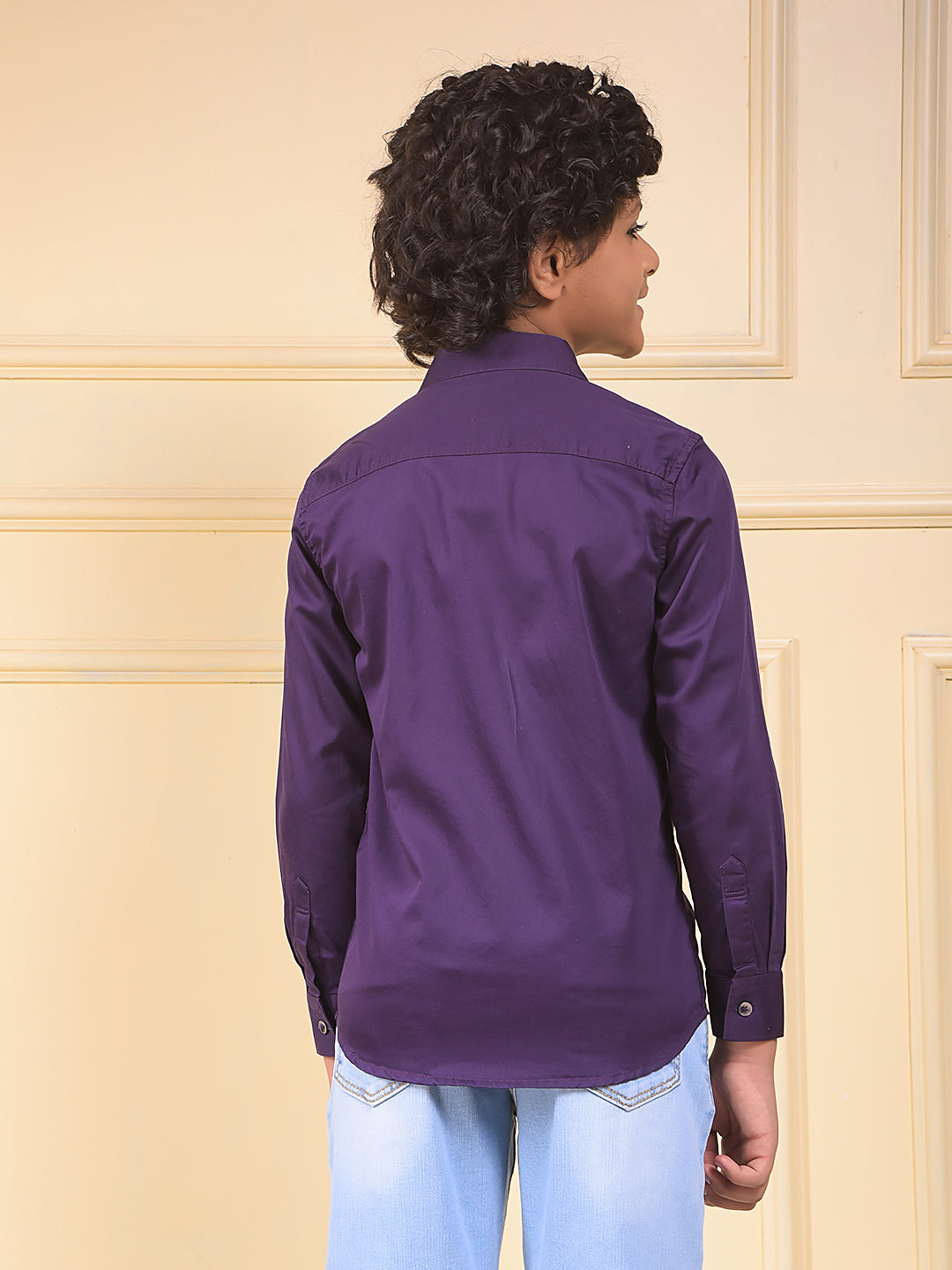 Purple 100% Cotton Shirt
