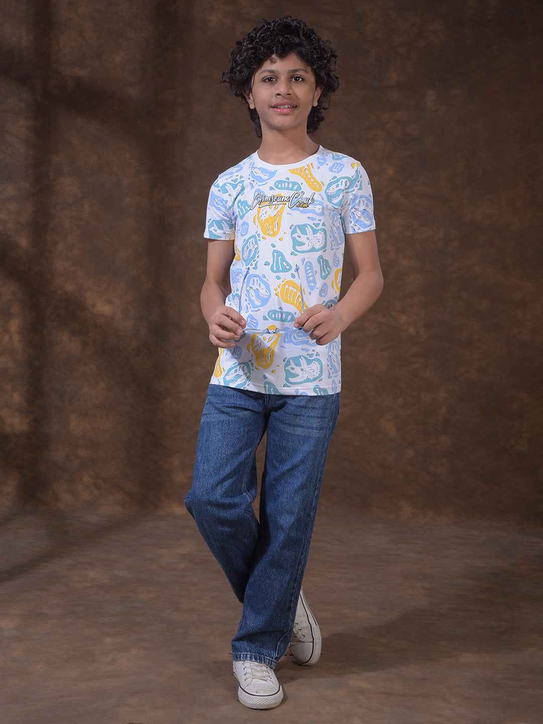 Multi-Color Printed T-Shirt