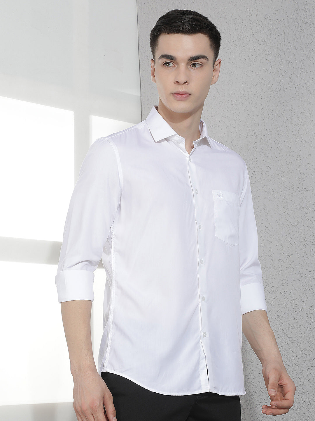 Smart White Modal Shirt