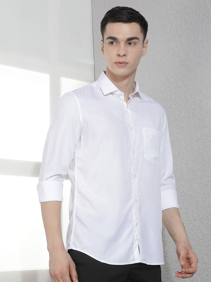 Smart White Modal Shirt