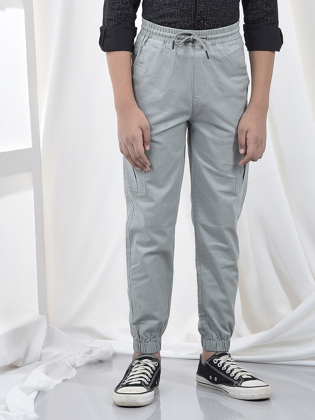 Urban Drift Grey Cargo Joggers