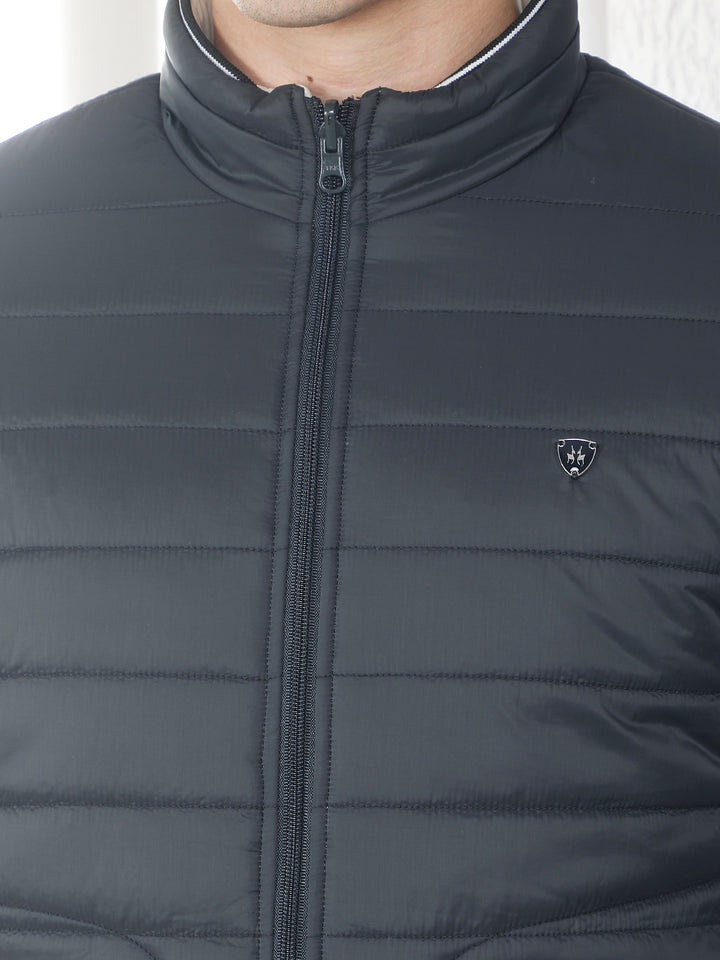 Black Quilted Reversible Jacket
