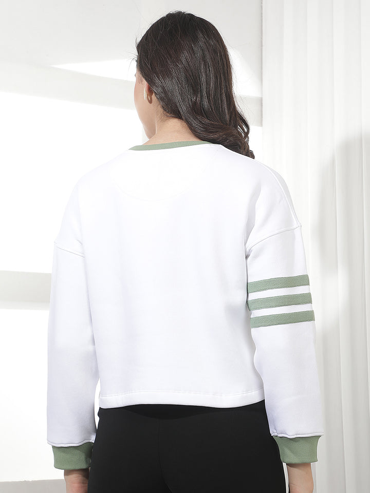 Off White Graphic Print Sweatshirt