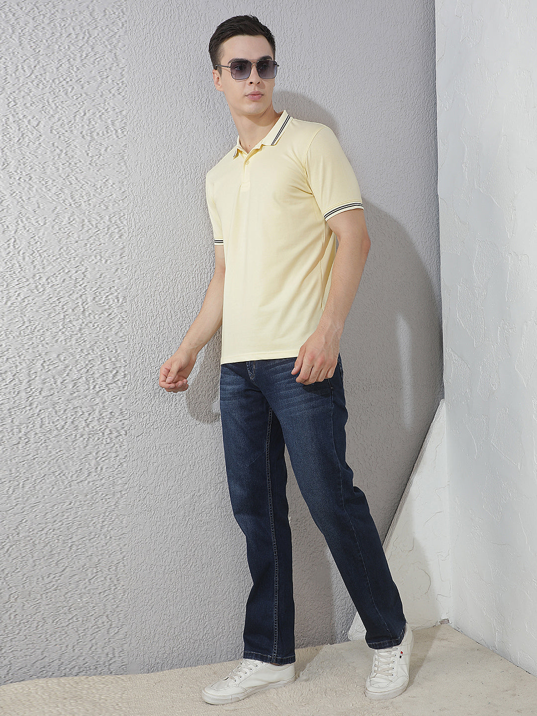 Urban Golden Yellow Polo T-Shirt