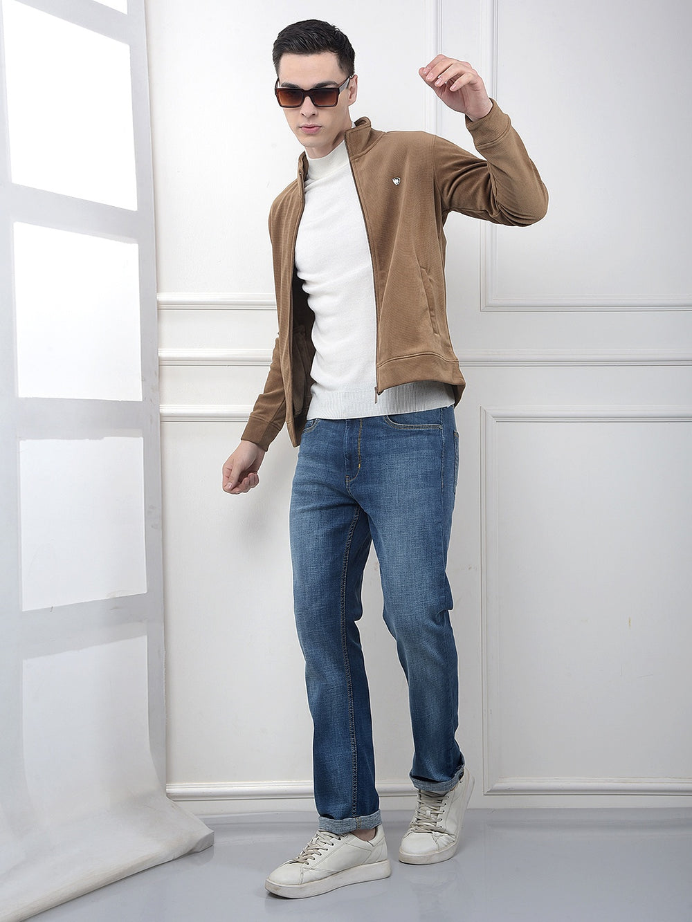 Beige Modern Sweatshirt