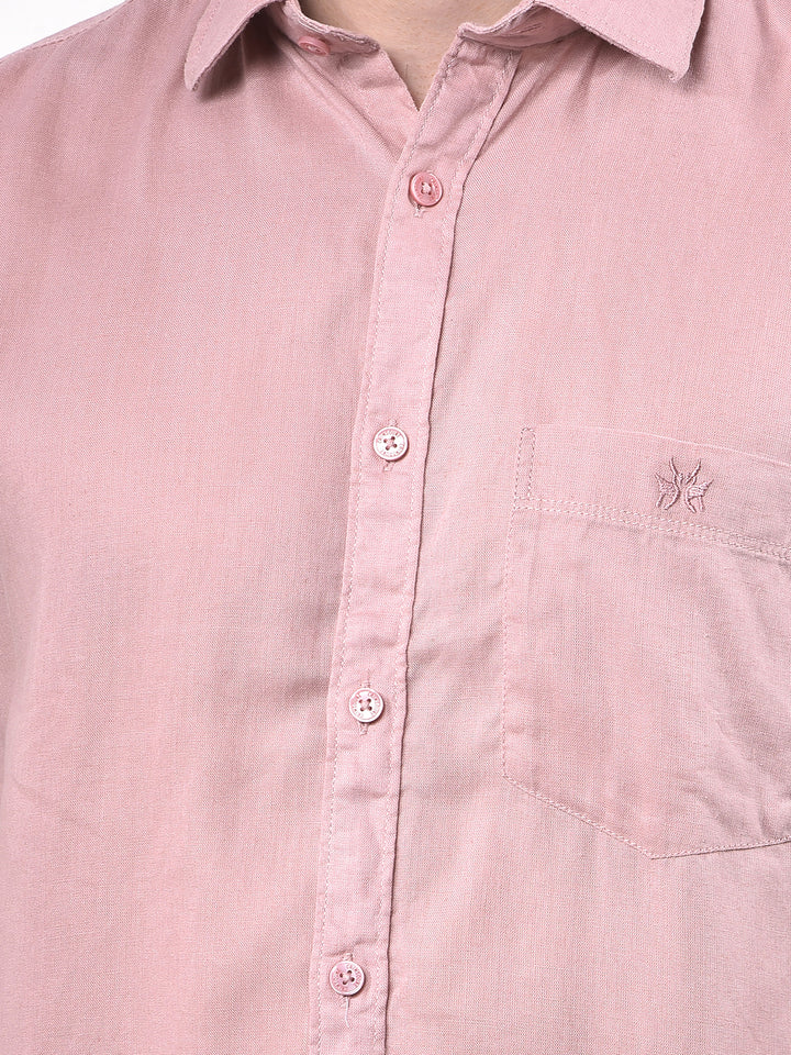 Warm Blossom Linen Summer Shirt
