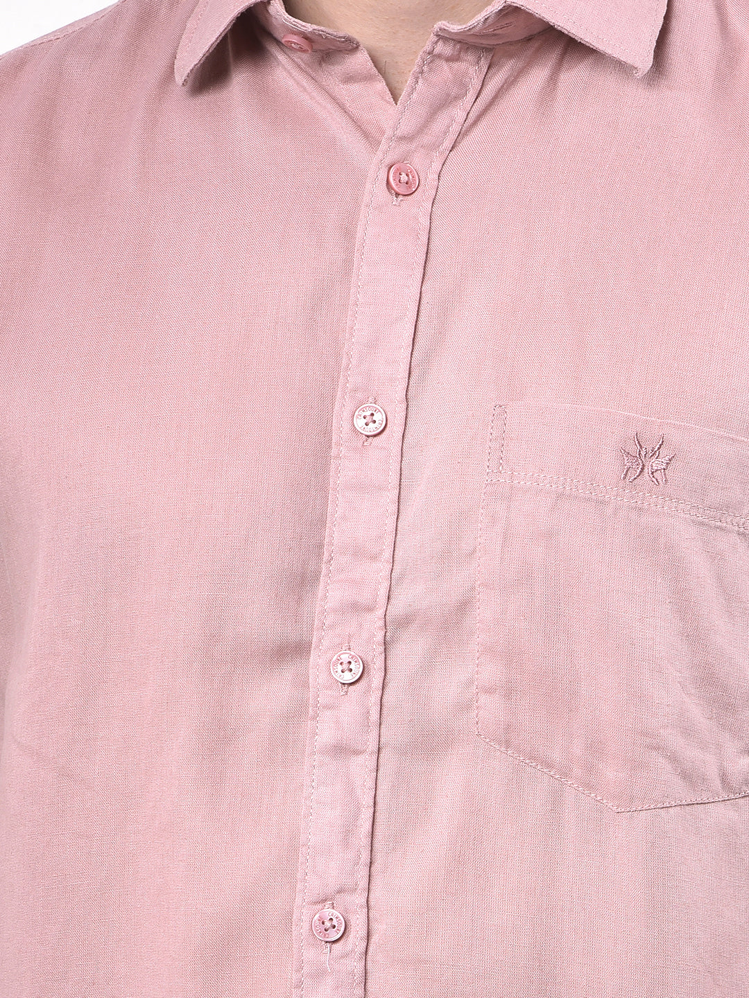 Warm Blossom Linen Summer Shirt