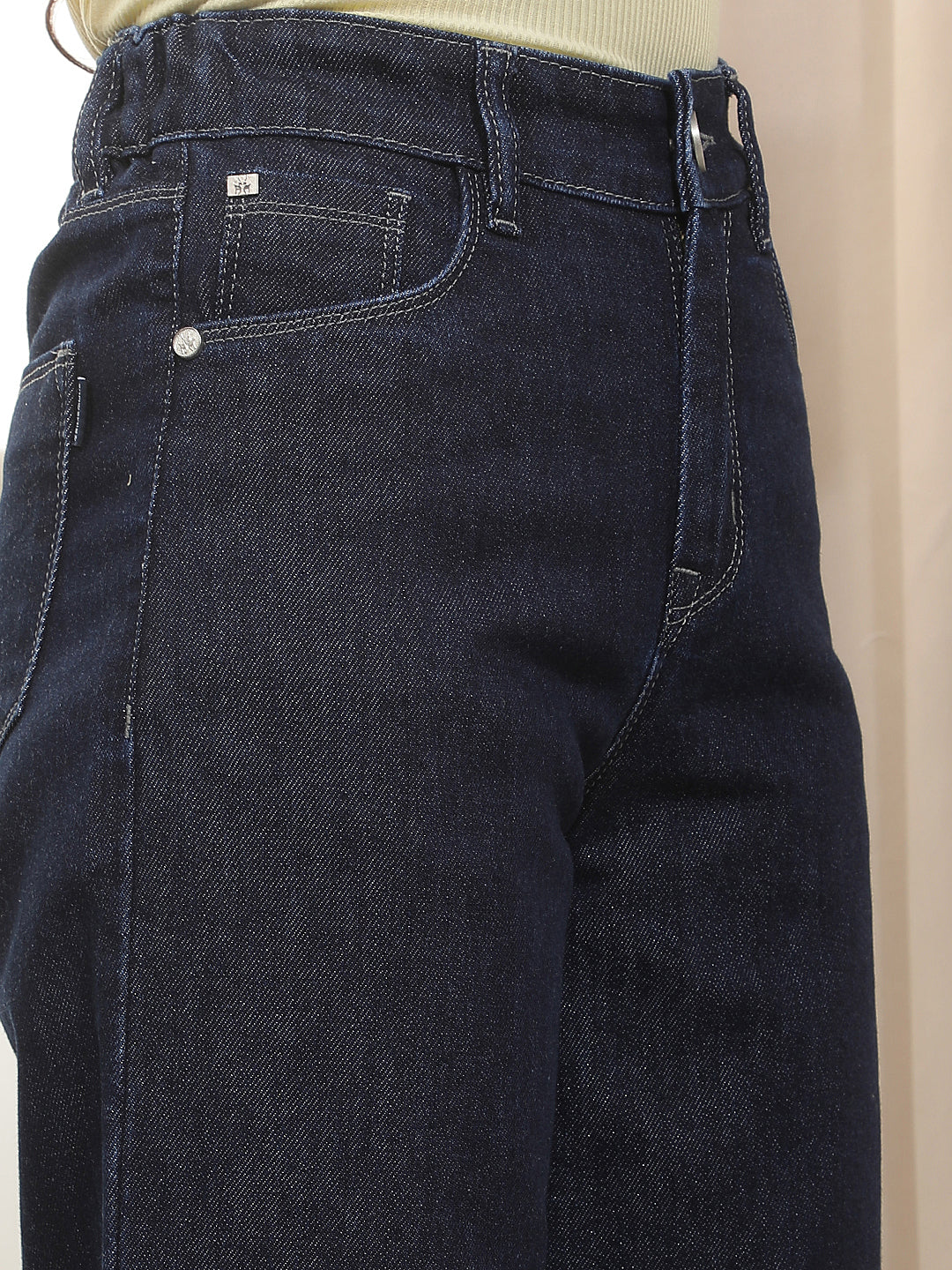 Blue Wide Leg Jeans