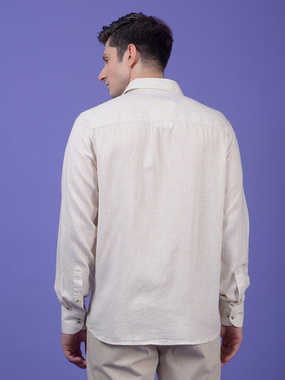 Off White Linen Shirt