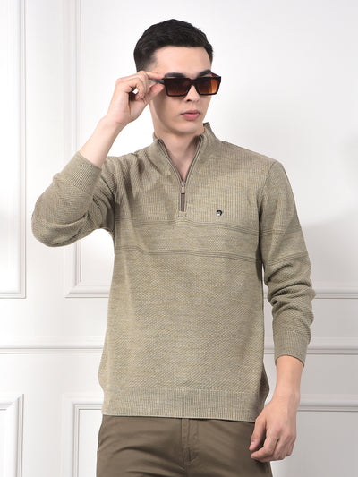 Lightweight Beige Knitted Sweater