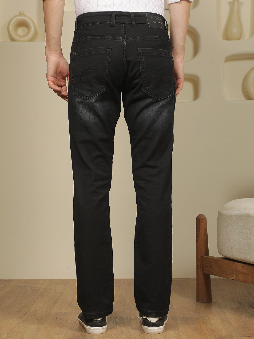 Pitch Black Stretchable Jeans
