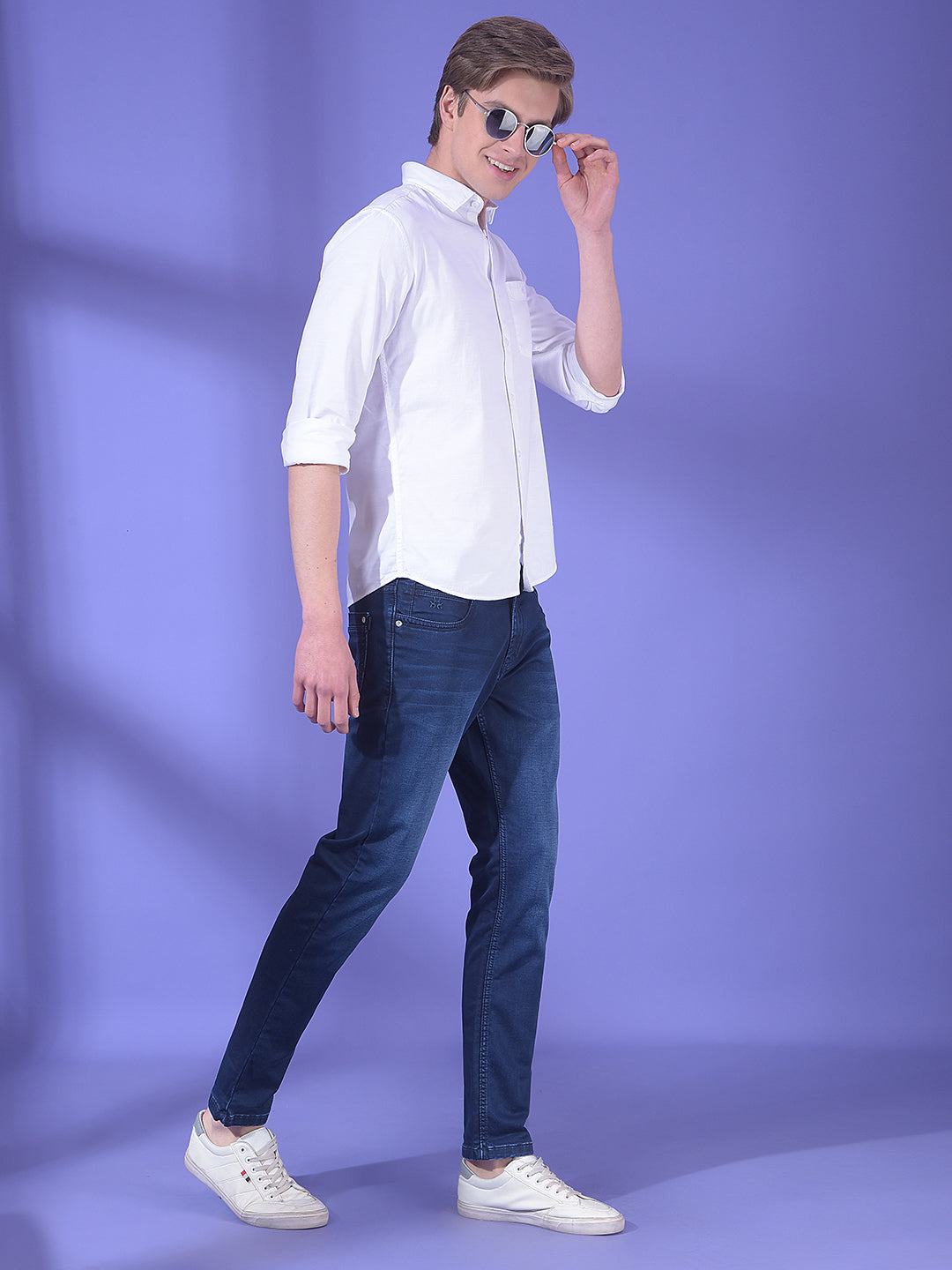 Crisp White Cotton White Shirt