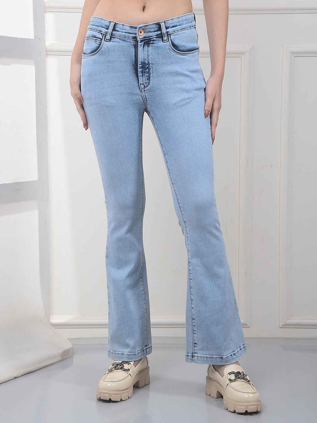 Blue Vintage Bootcut Jeans