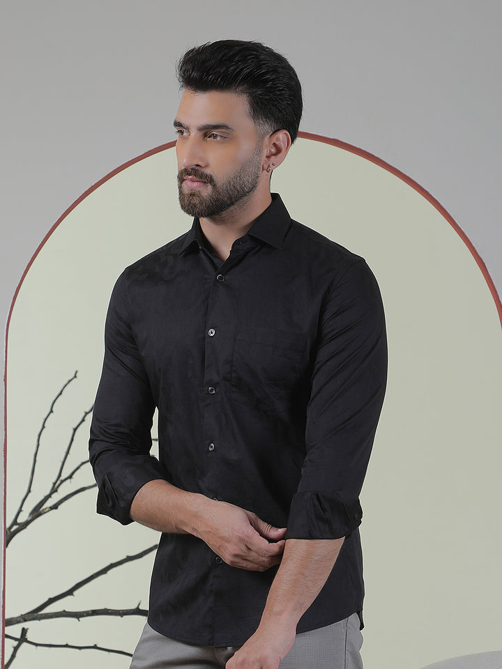 Chic Jet Black Shirt