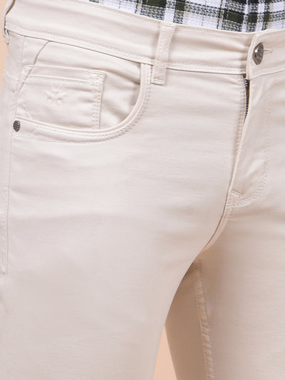Urban Straight Beige Jeans