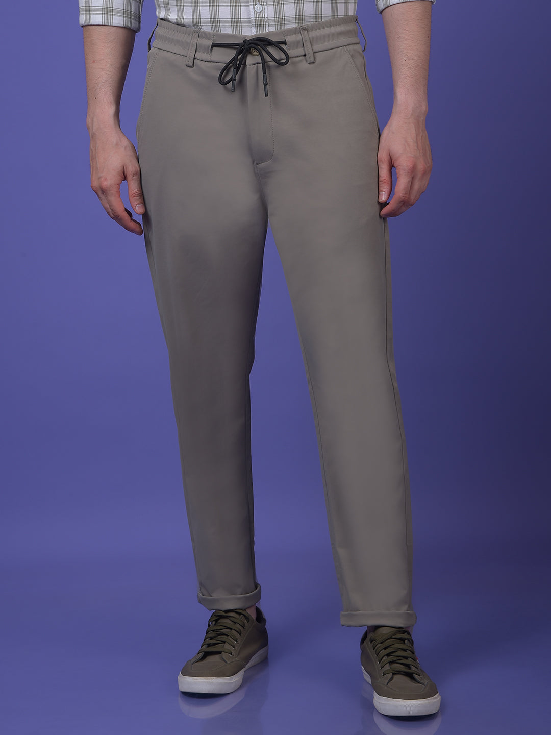 Modern Grey Chinos Trouser