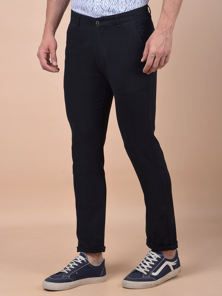 Modern Edgey Navy Blue Trousers