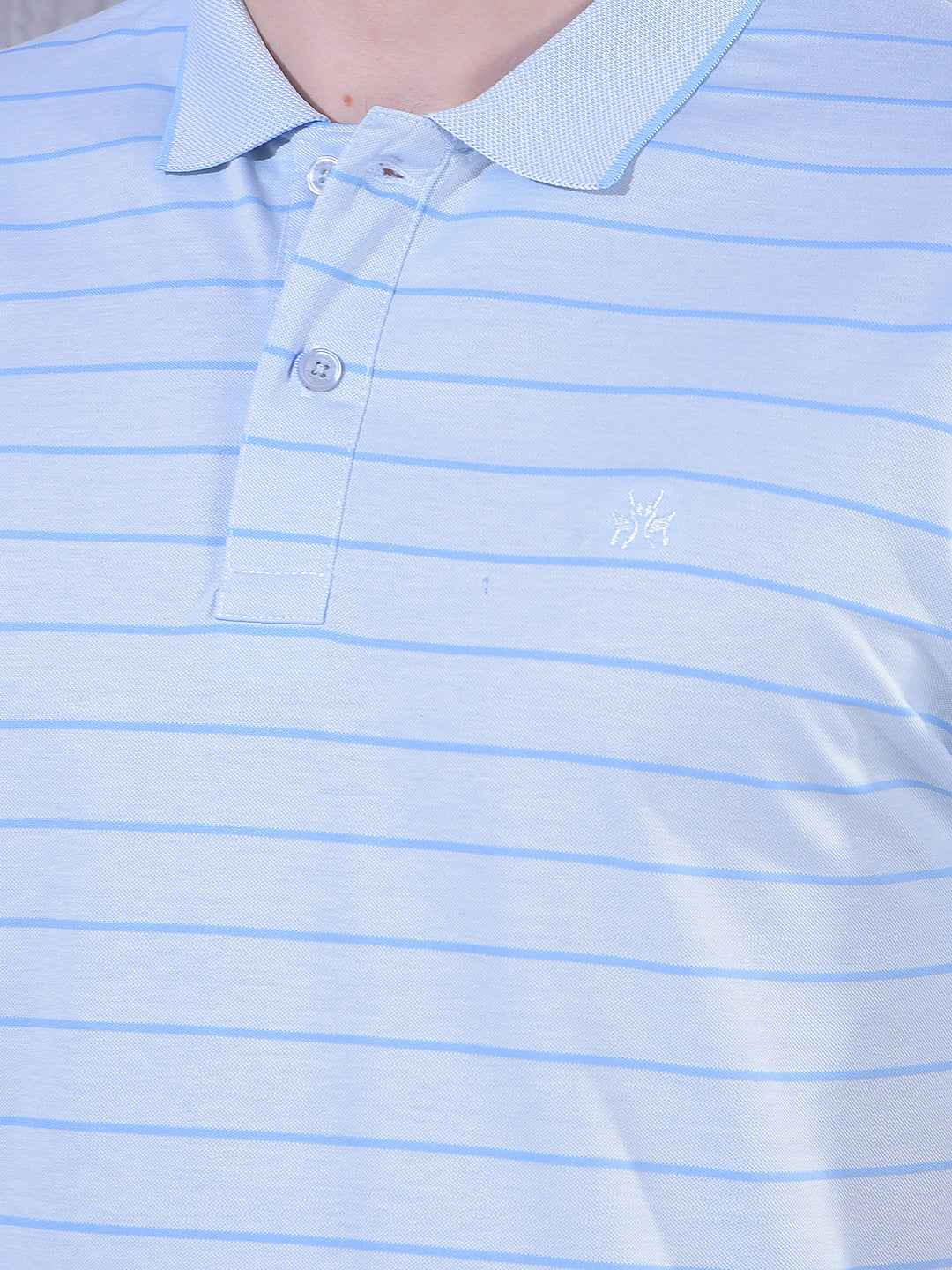 Blue Horizontal Striped T-Shirt