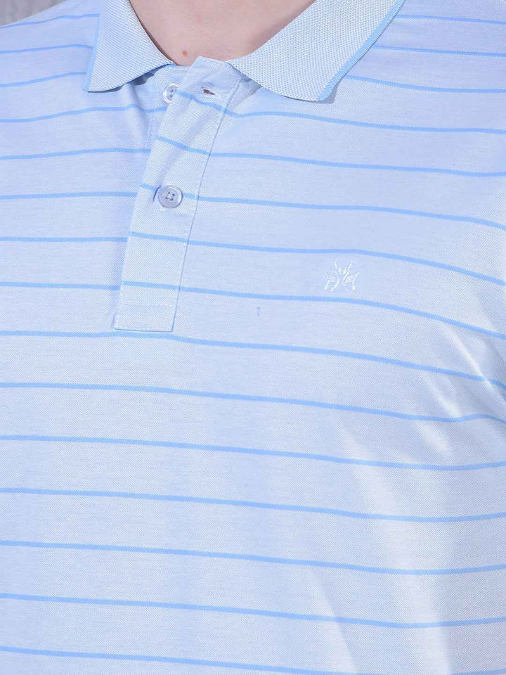 Blue Horizontal Striped T-Shirt