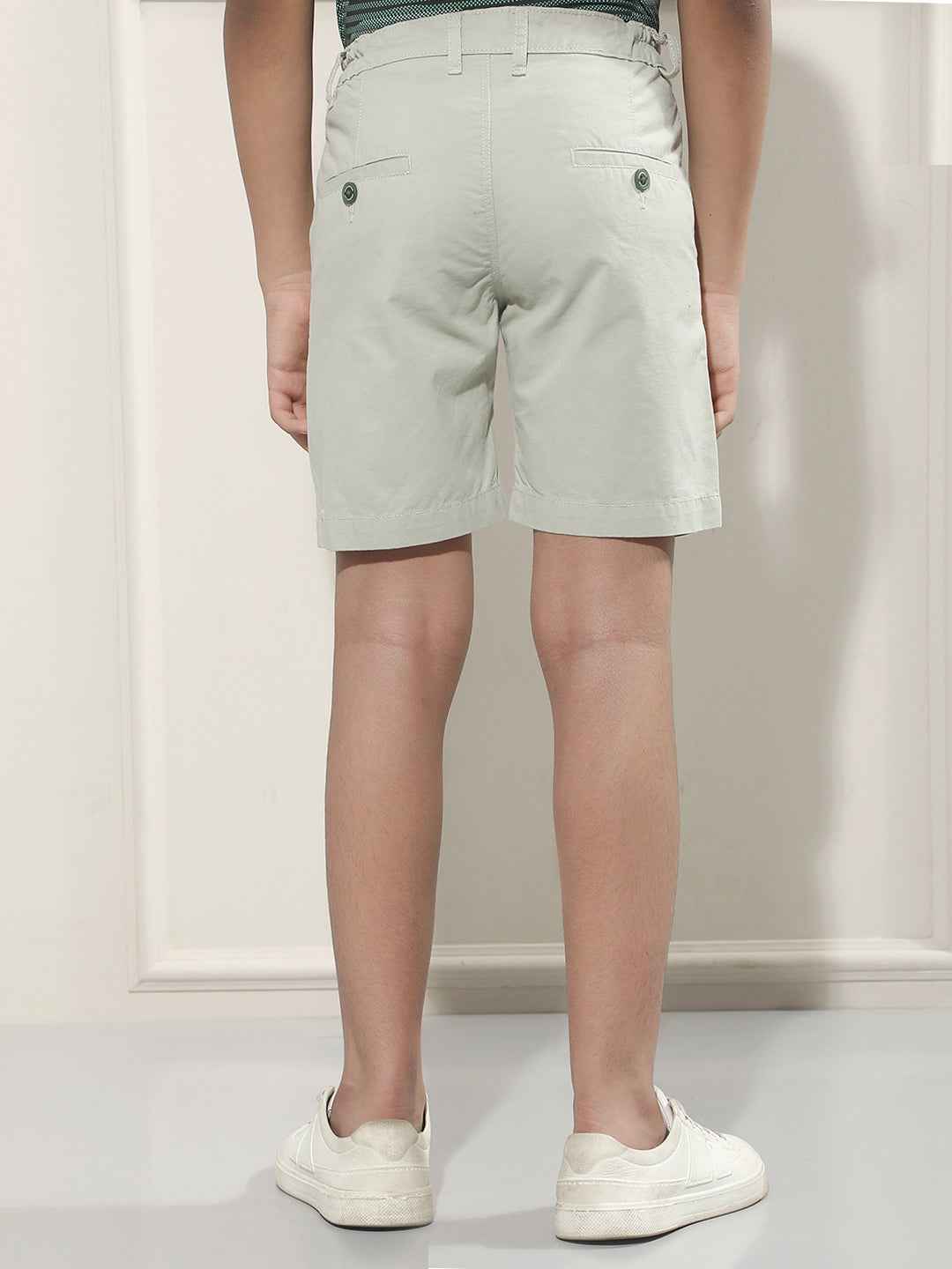 Sage Green 100% Cotton Shorts