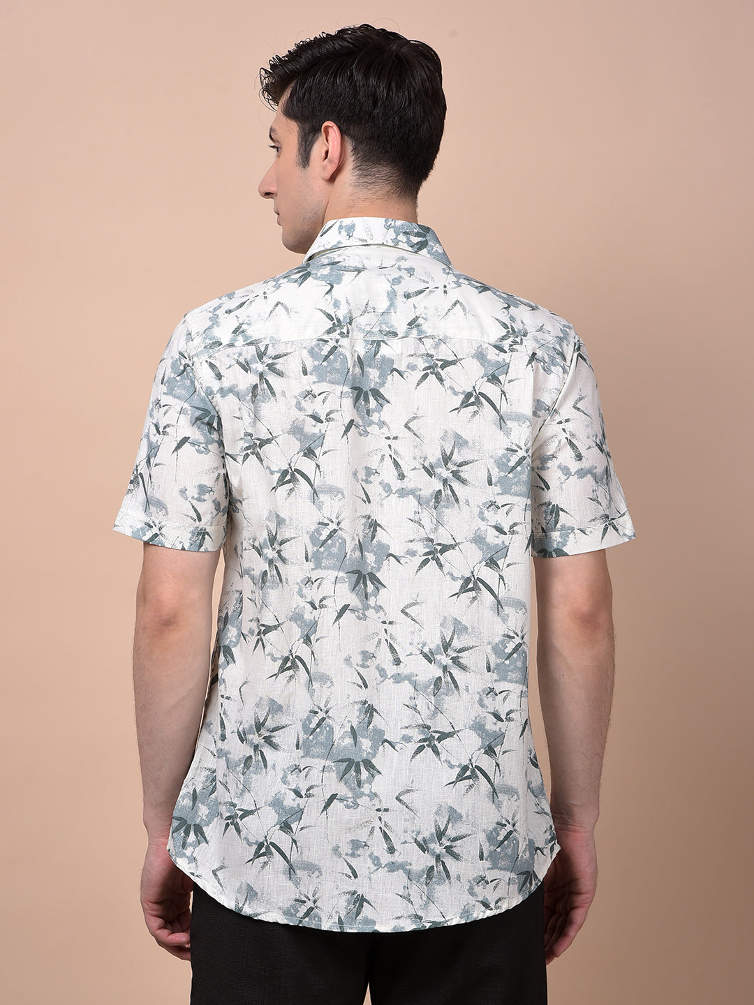 Green Floral Print Shirt