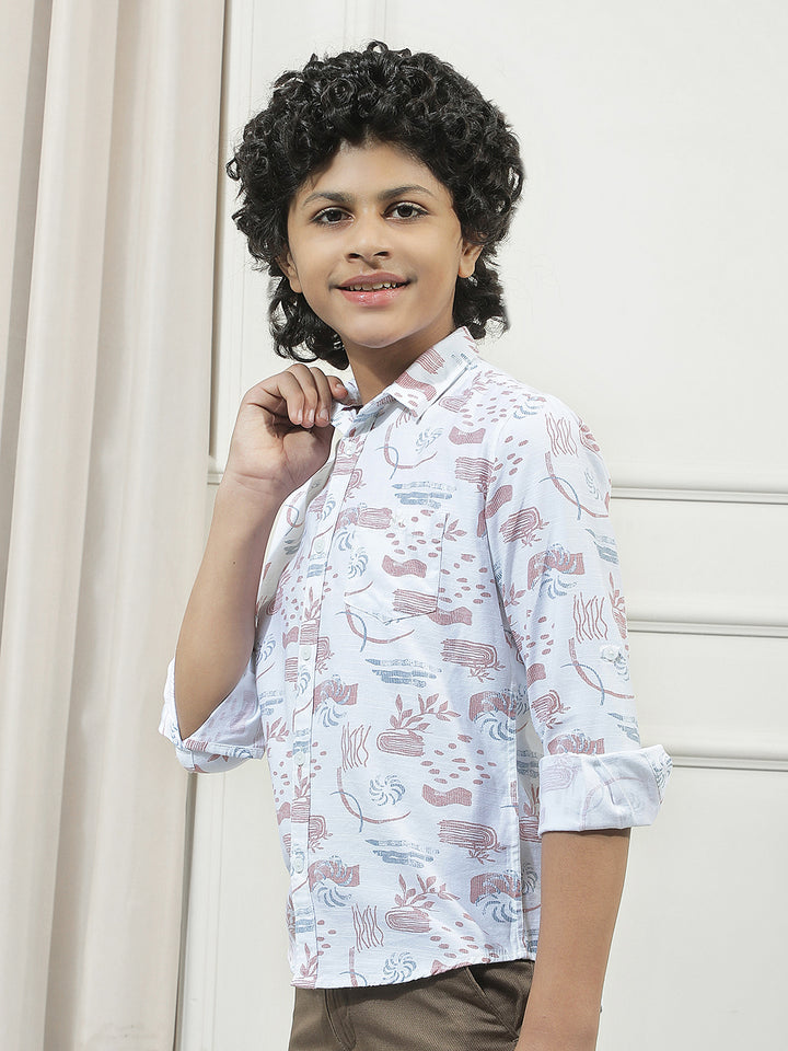 Sleek Multi-Color Printed Shirt