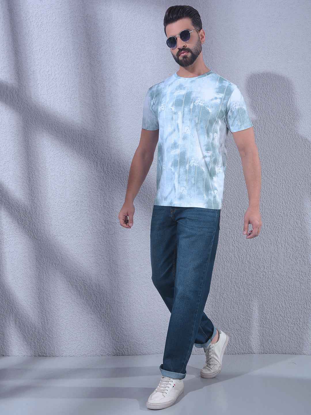 Green Printed T-Shirt