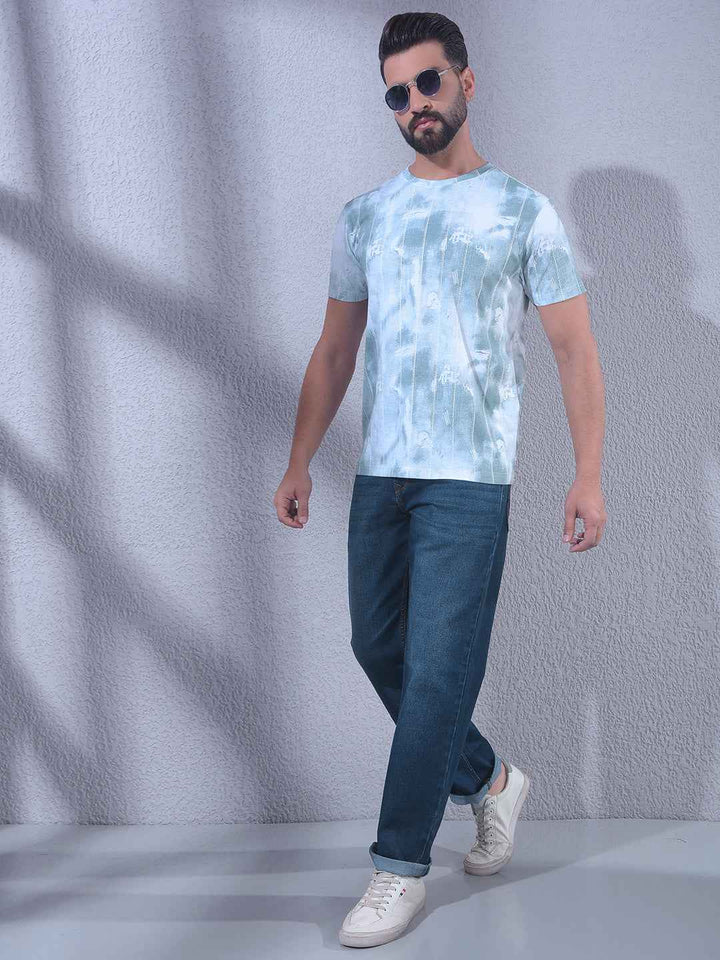 Green Printed T-Shirt