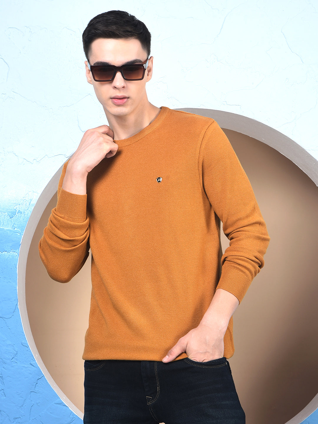 Mustard Knitted Sweater