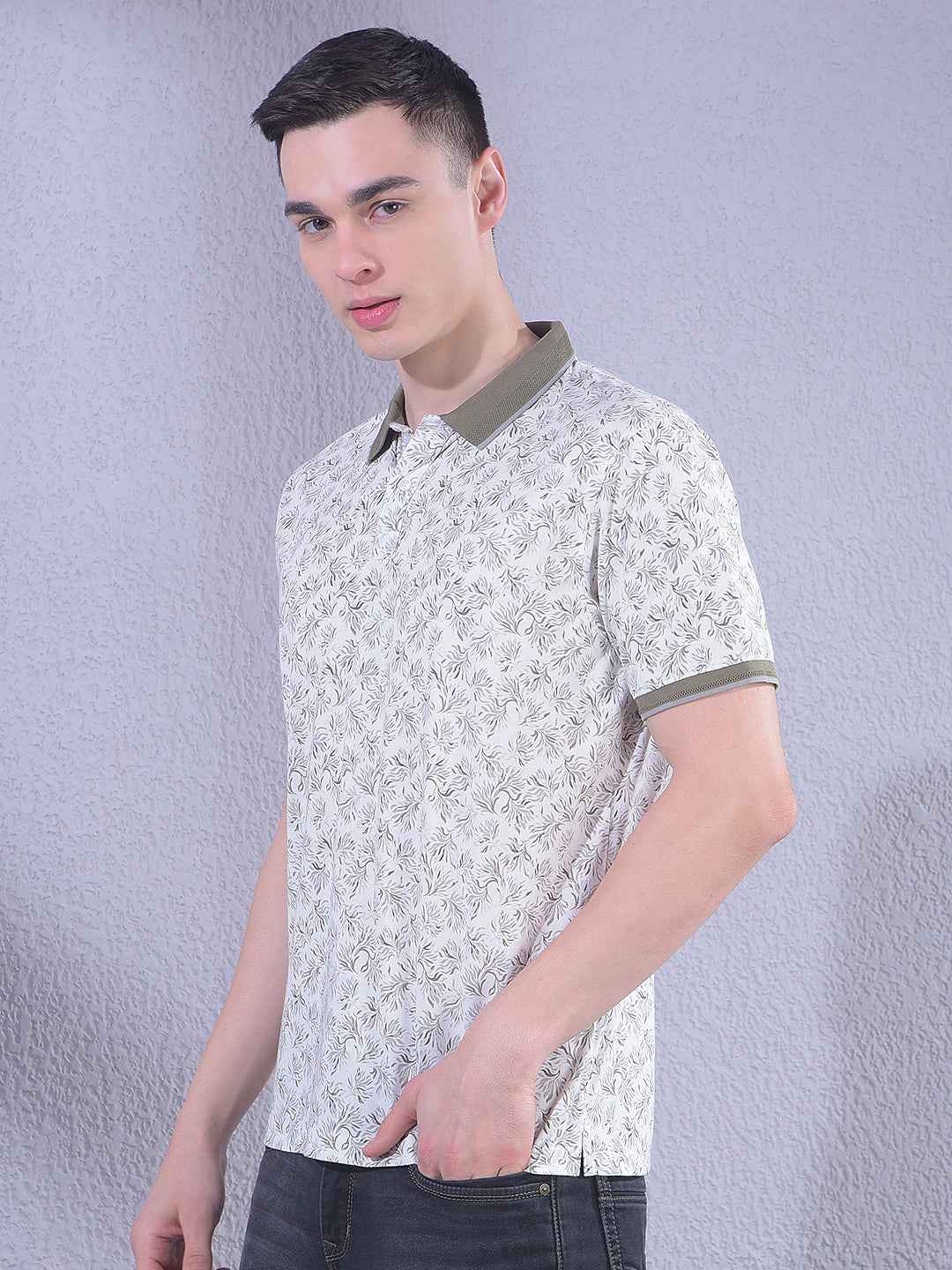 Grey Printed T-Shirt