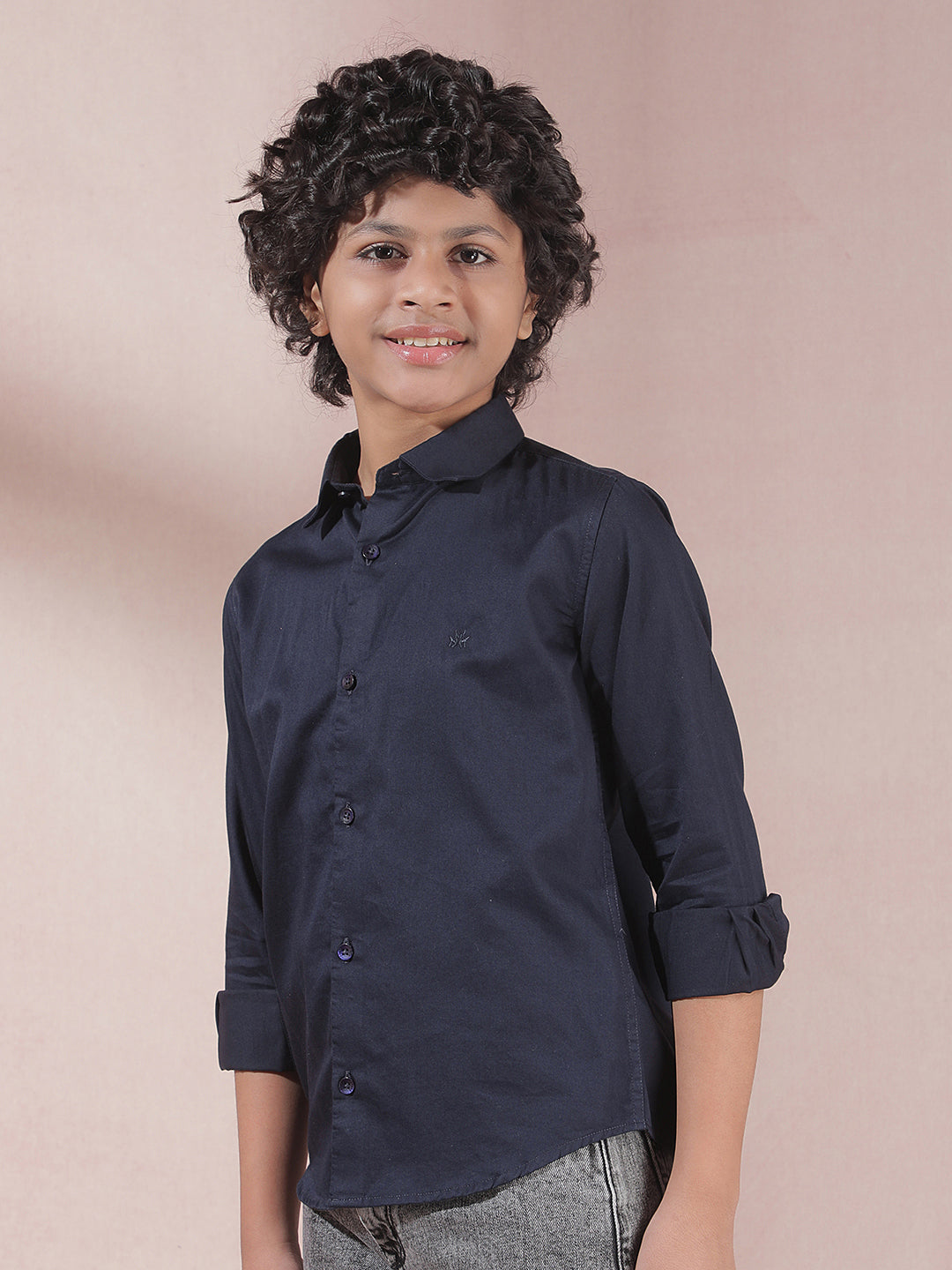 Blue 100% Cotton Shirt