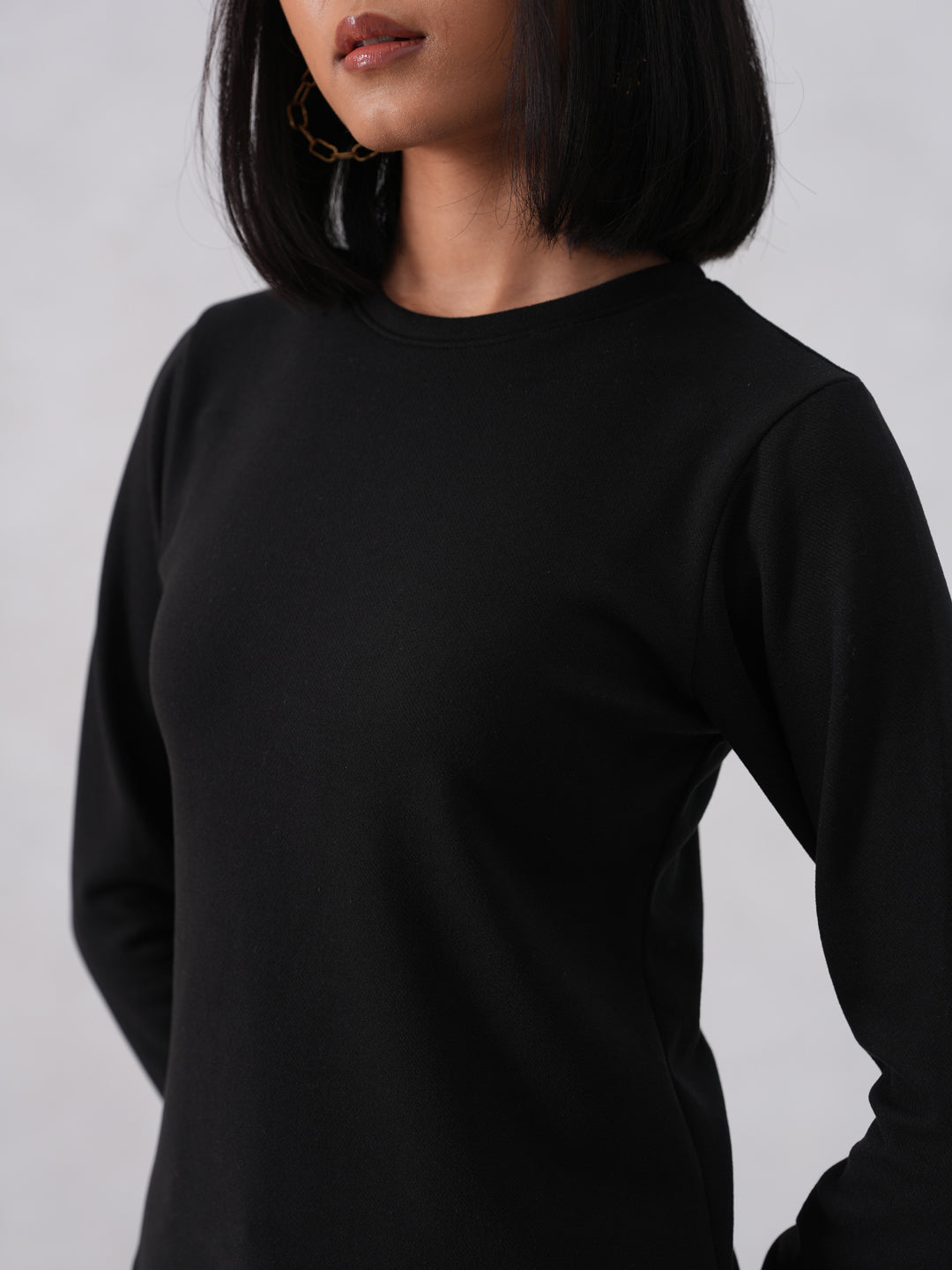 Classic Black Long Sleeve T-Shirt