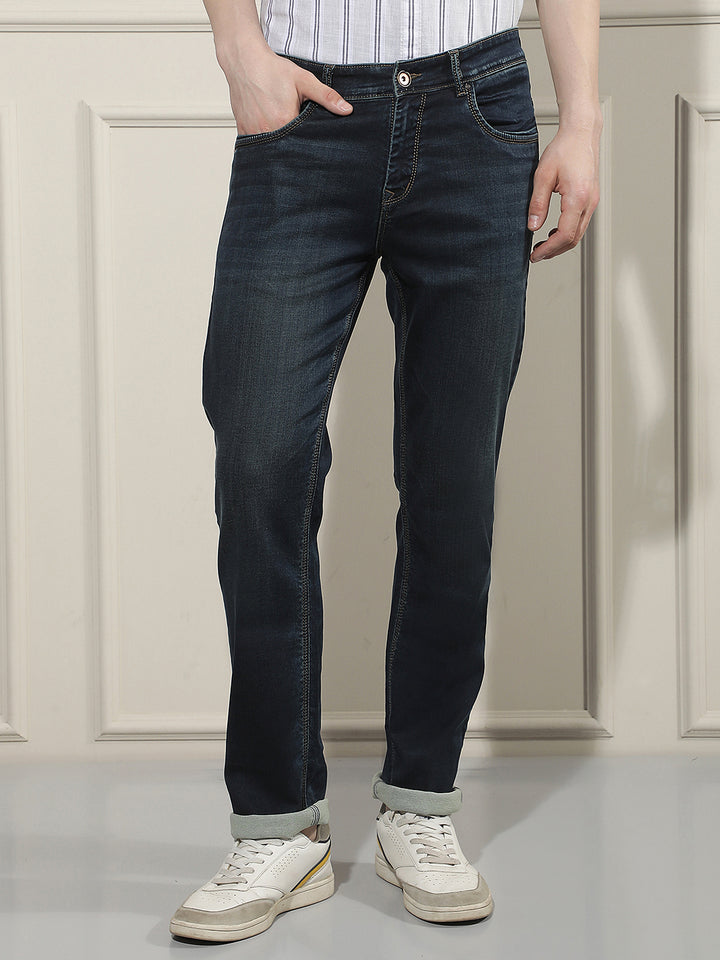 Urban Sapphire Blue Straight Jeans
