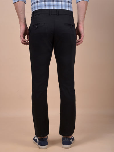 Tailored Trim Black Trousers