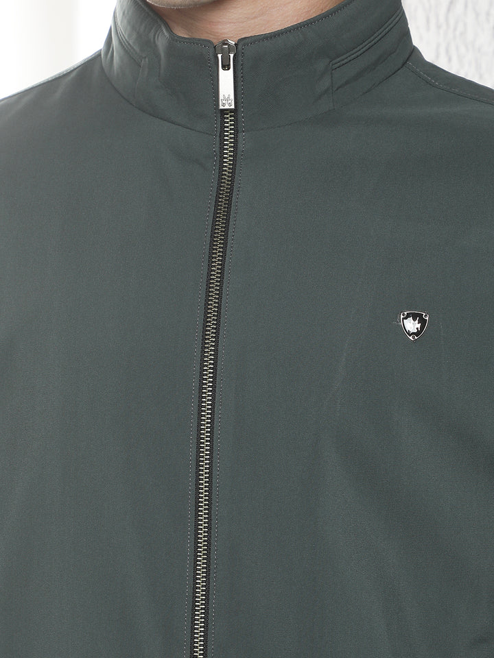 Essential Emerald Green Bomber Jacket