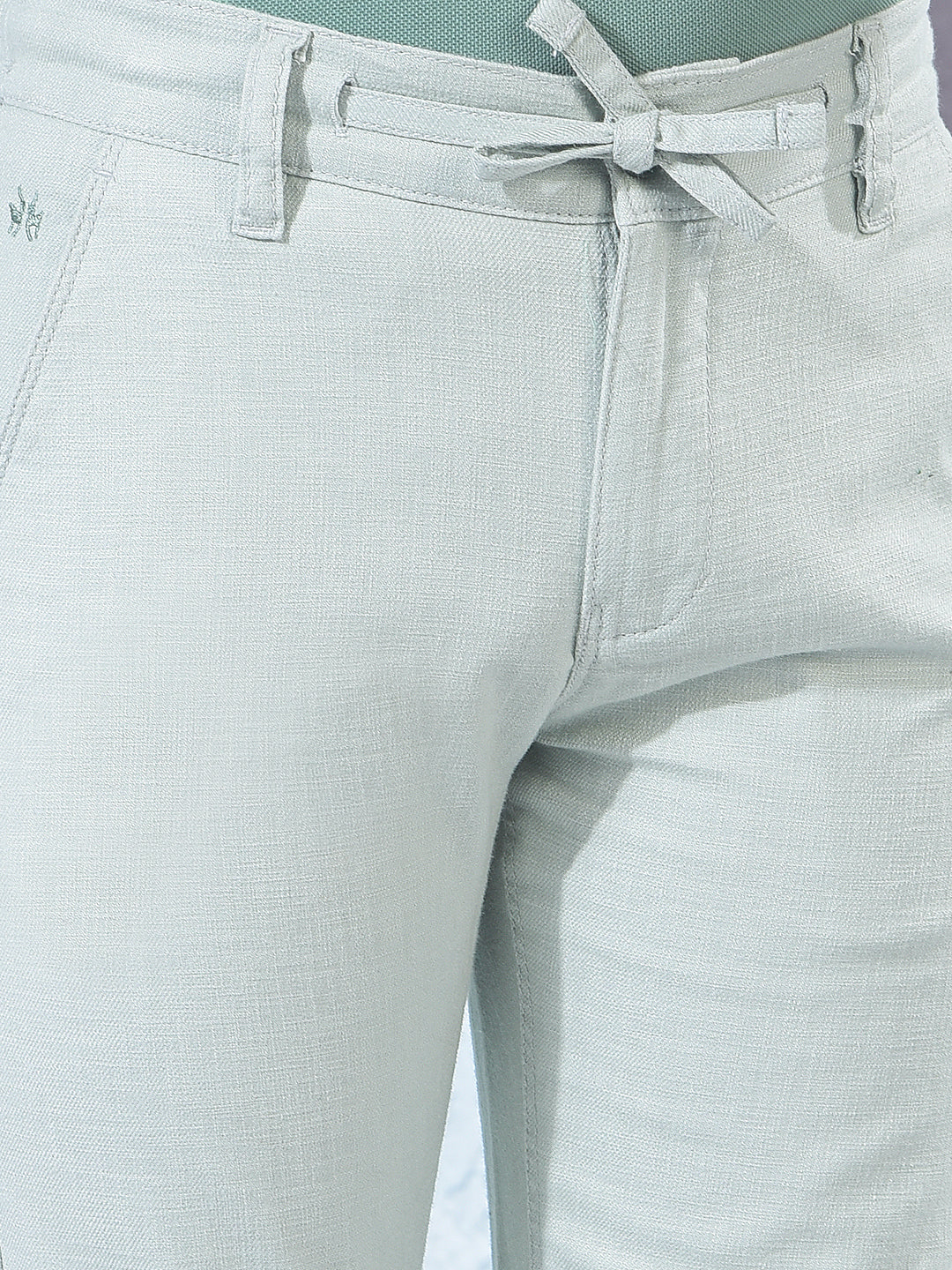 Green 100% Cotton Trousers
