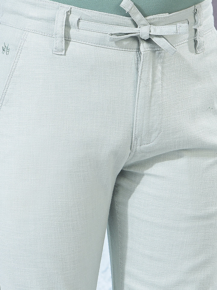 Green 100% Cotton Trousers